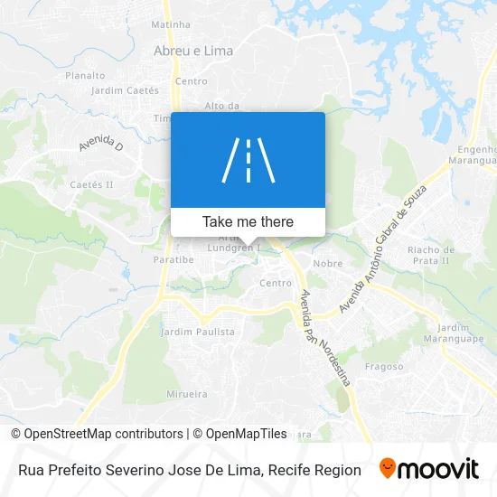 Rua Prefeito Severino Jose De Lima map