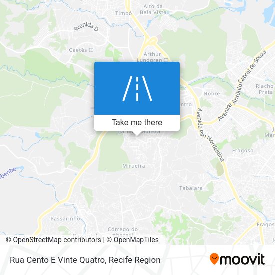 Rua Cento E Vinte Quatro map