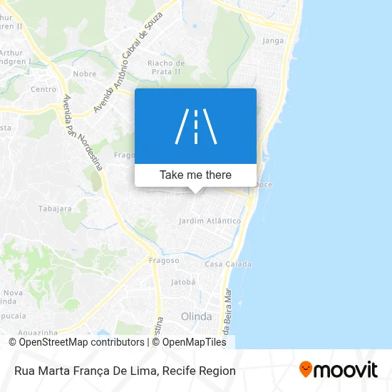 Rua Marta França De Lima map