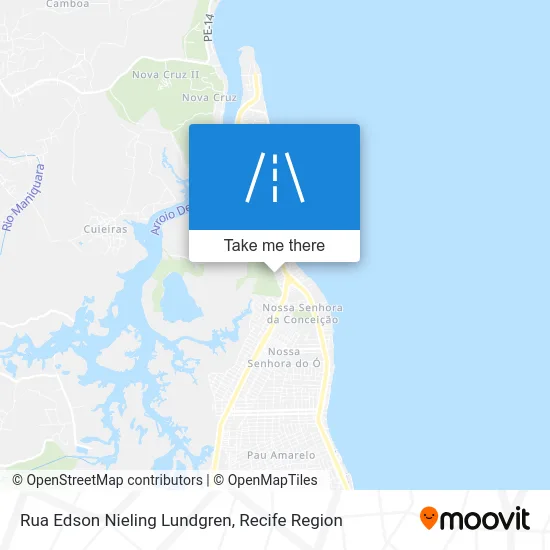 Rua Edson Nieling Lundgren map