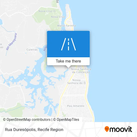Rua Duresópolis map