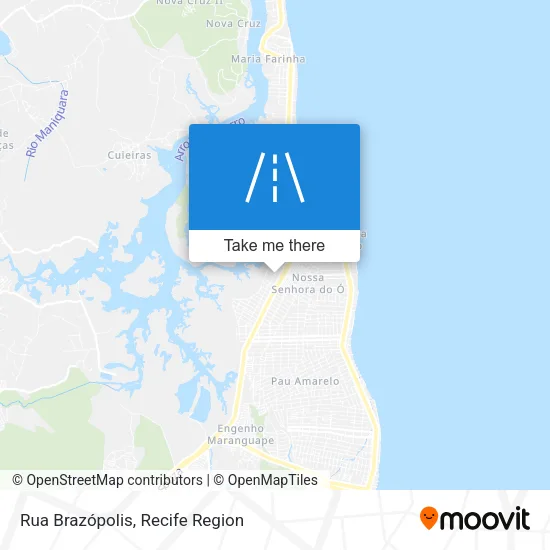 Rua Brazópolis map