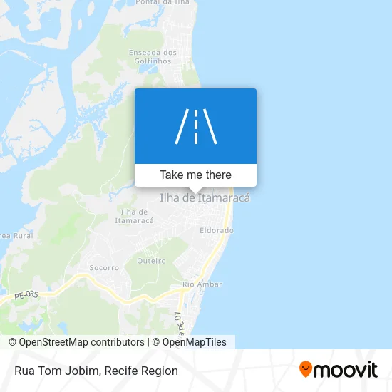 Rua Tom Jobim map