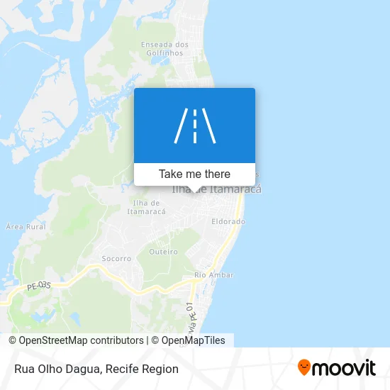 Rua Olho Dagua map