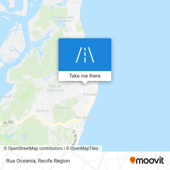 Rua Oceania map
