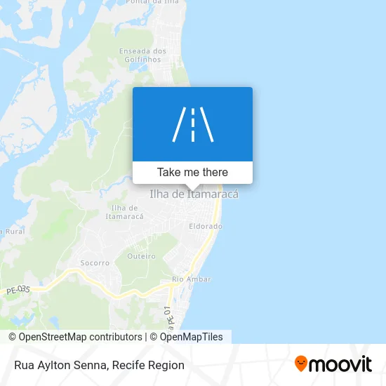 Rua Aylton Senna map