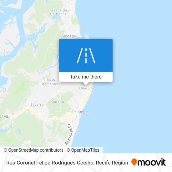 Rua Coronel Felipe Rodrigues Coelho map