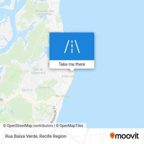 Rua Baixa Verde map