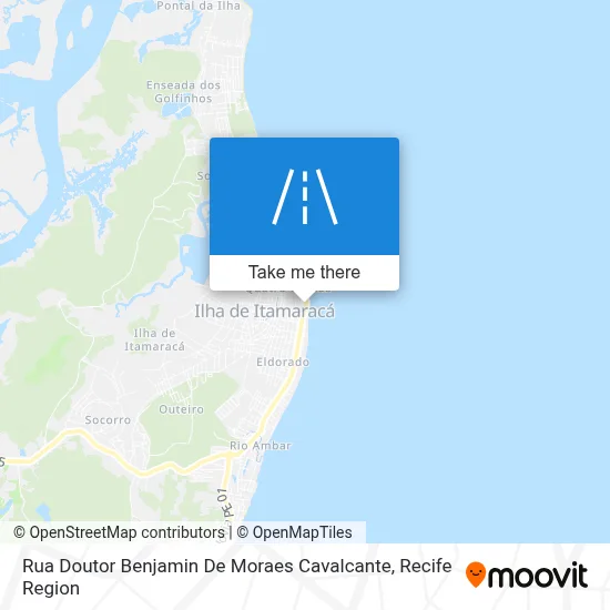 Rua Doutor Benjamin De Moraes Cavalcante map