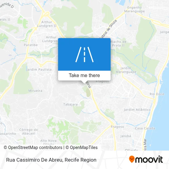 Rua Cassimiro De Abreu map
