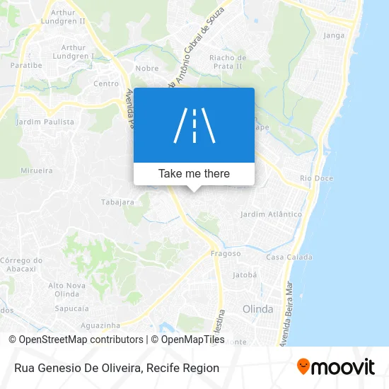 Rua Genesio De Oliveira map