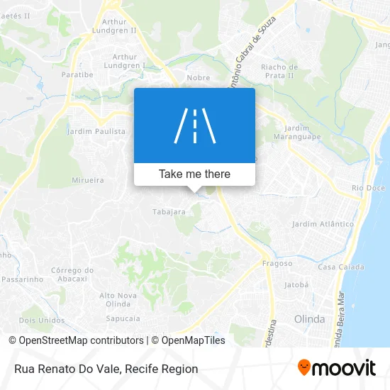 Rua Renato Do Vale map