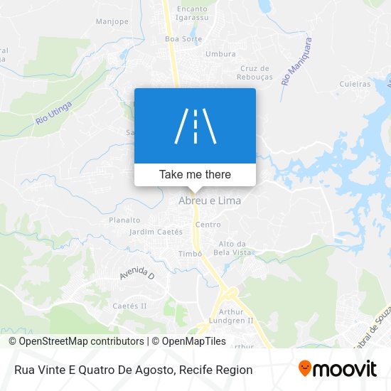 Rua Vinte E Quatro De Agosto map