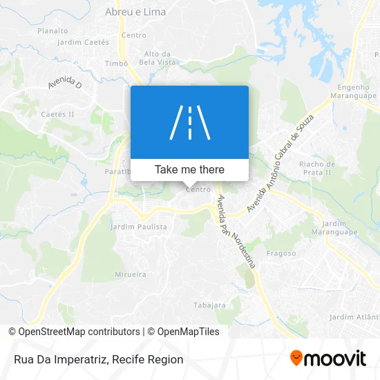 Rua Da Imperatriz map