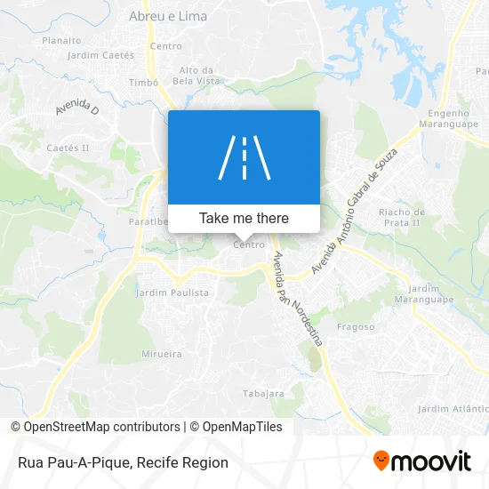 Rua Pau-A-Pique map