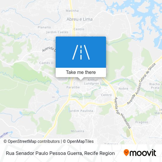 Rua Senador Paulo Pessoa Guerra map