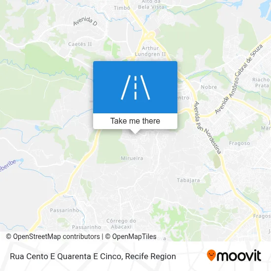 Rua Cento E Quarenta E Cinco map