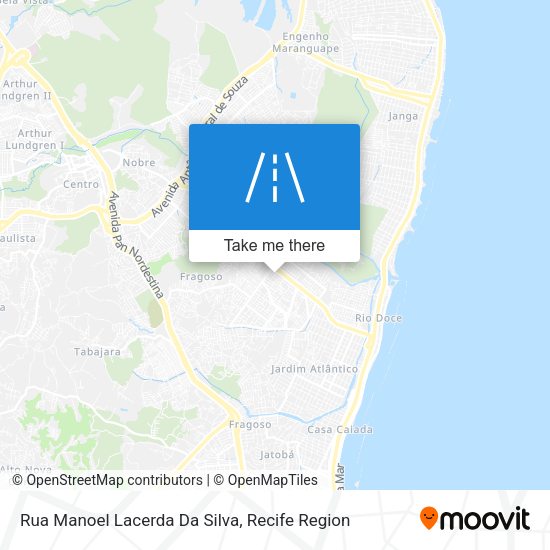 Rua Manoel Lacerda Da Silva map