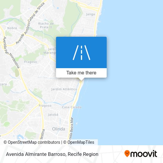 Avenida Almirante Barroso map