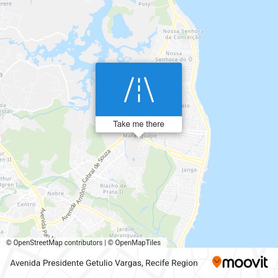 Avenida Presidente Getulio Vargas map