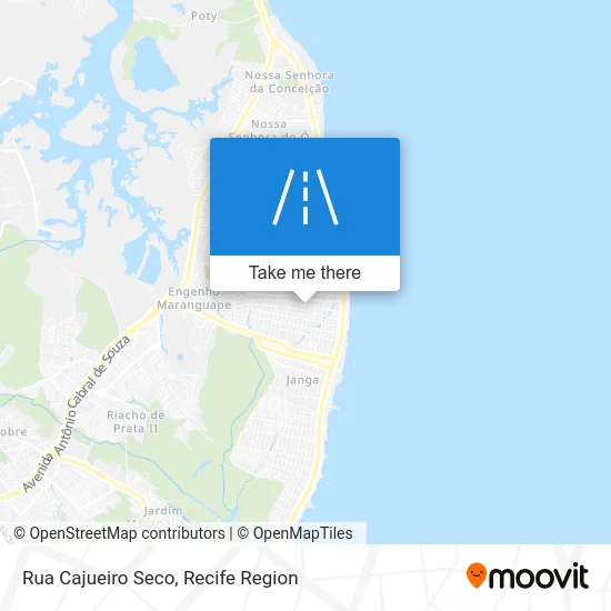 Rua Cajueiro Seco map