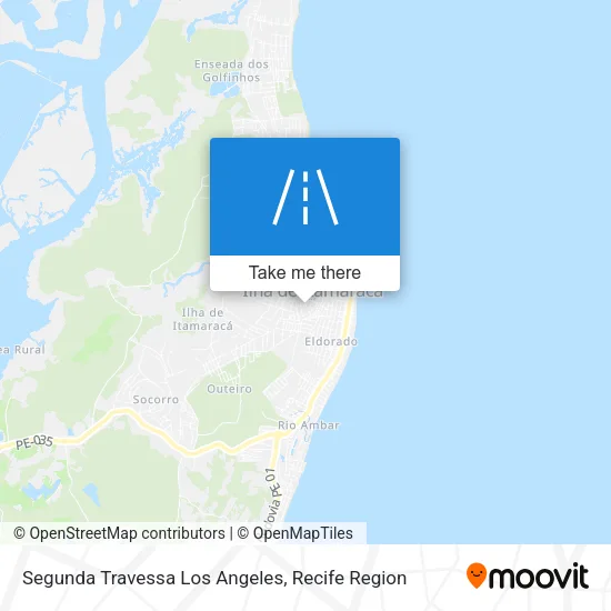 Segunda Travessa Los Angeles map