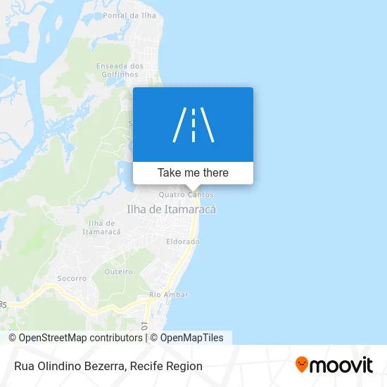Rua Olindino Bezerra map