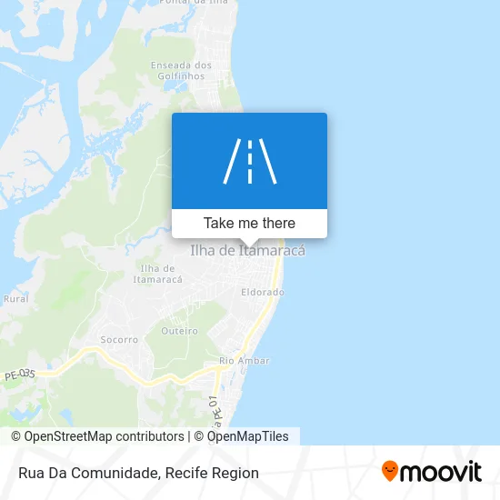 Rua Da Comunidade map
