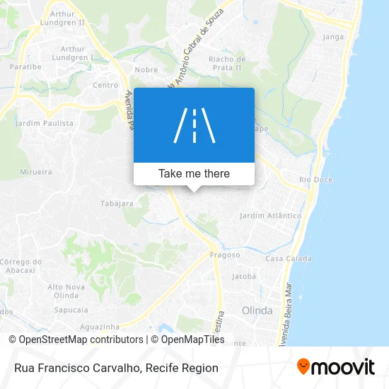 Rua Francisco Carvalho map