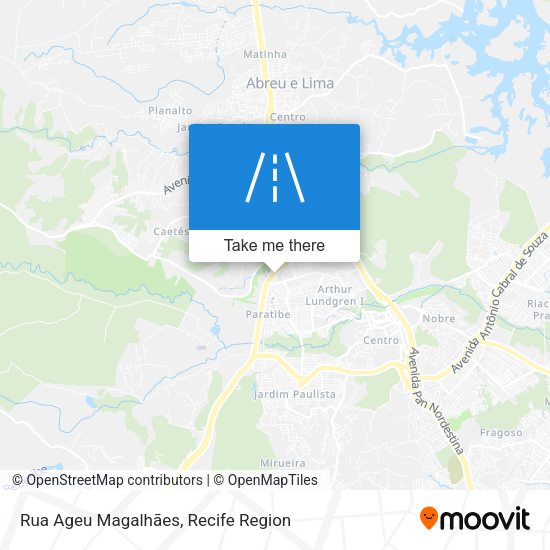 Rua Ageu Magalhães map