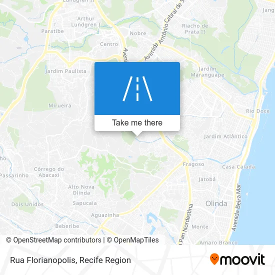Rua Florianopolis map