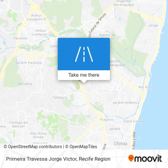 Primeira Travessa Jorge Victor map