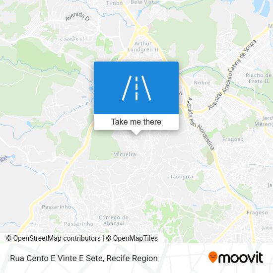 Rua Cento E Vinte E Sete map