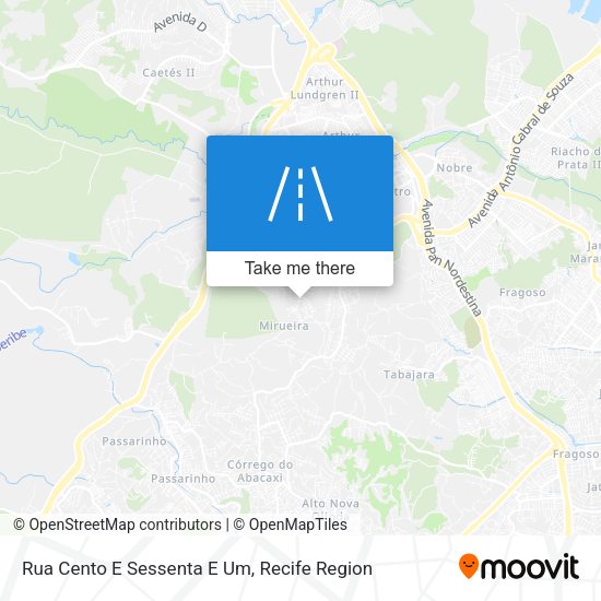 Rua Cento E Sessenta E Um map