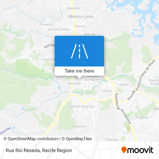 Rua Rio Reseda map