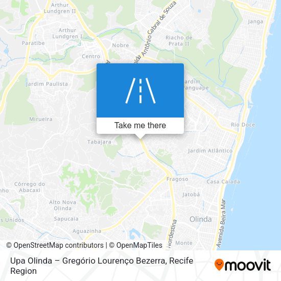 Upa Olinda – Gregório Lourenço Bezerra map