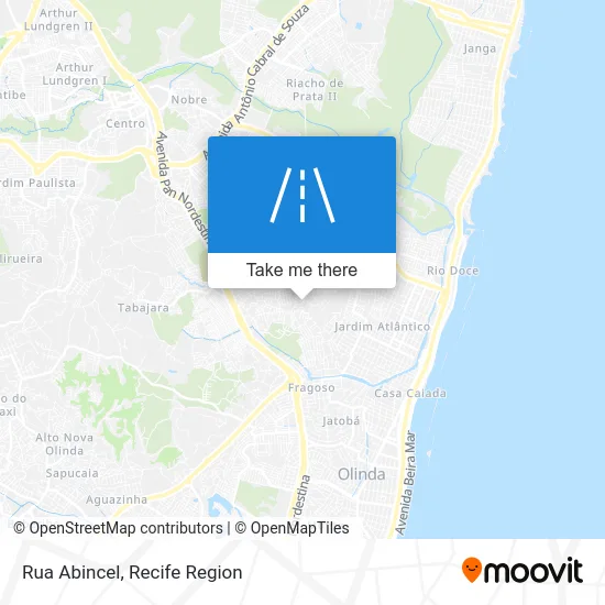 Rua Abincel map