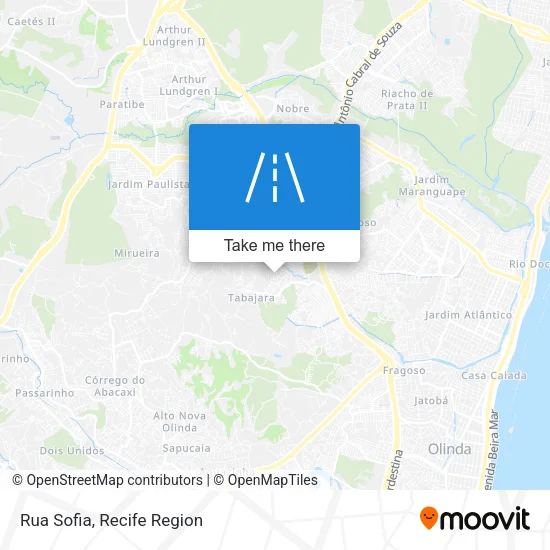 Rua Sofia map