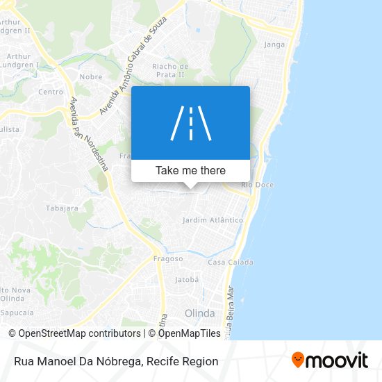 Rua Manoel Da Nóbrega map
