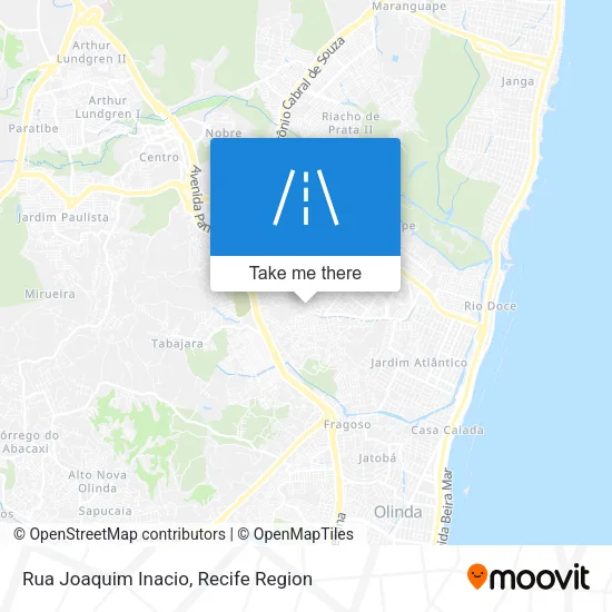 Rua Joaquim Inacio map