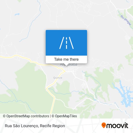 Rua São Lourenço map