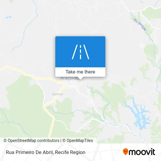 Rua Primeiro De Abril map