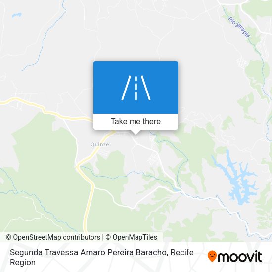 Segunda Travessa Amaro Pereira Baracho map