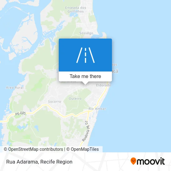 Rua Adarama map