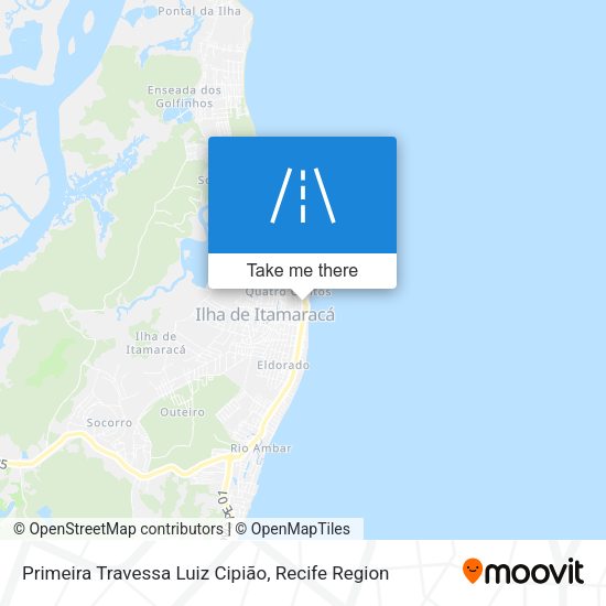 Primeira Travessa Luiz Cipião map