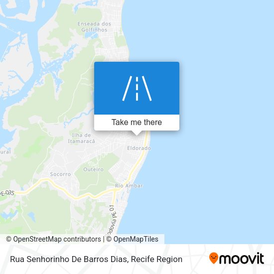Rua Senhorinho De Barros Dias map