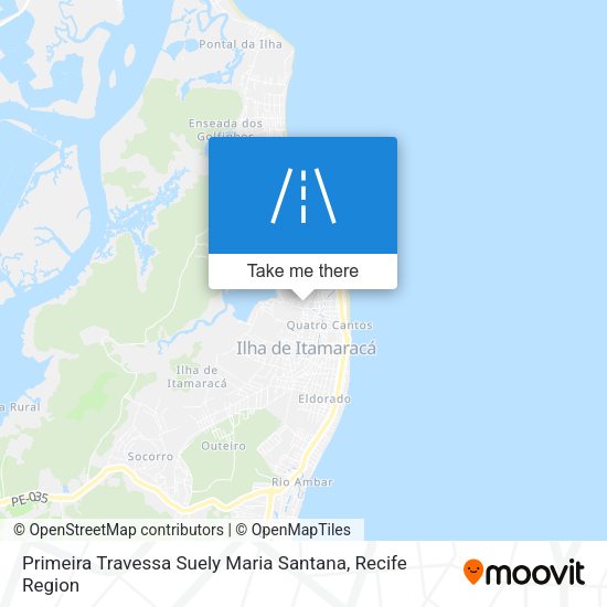 Primeira Travessa Suely Maria Santana map