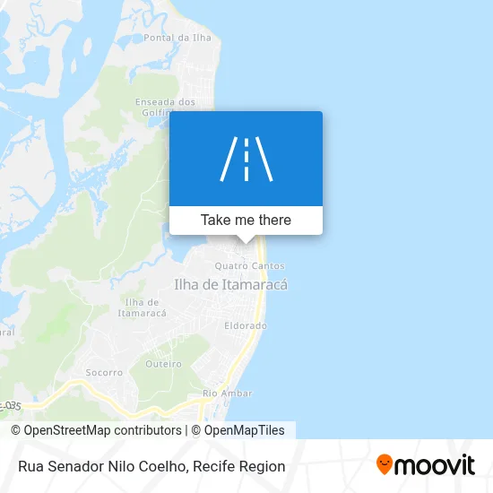 Rua Senador Nilo Coelho map