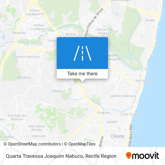 Quarta Travessa Joaquim Nabuco map
