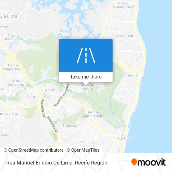 Rua Manoel Emídio De Lima map